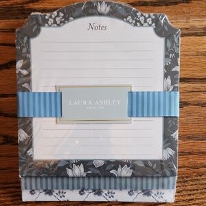 Laura Ashley Blue Lined Floral And Striped Notes Pages Set Of 3 Styles NWT